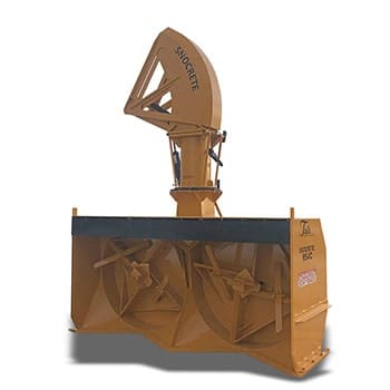 PTO driven snowblower