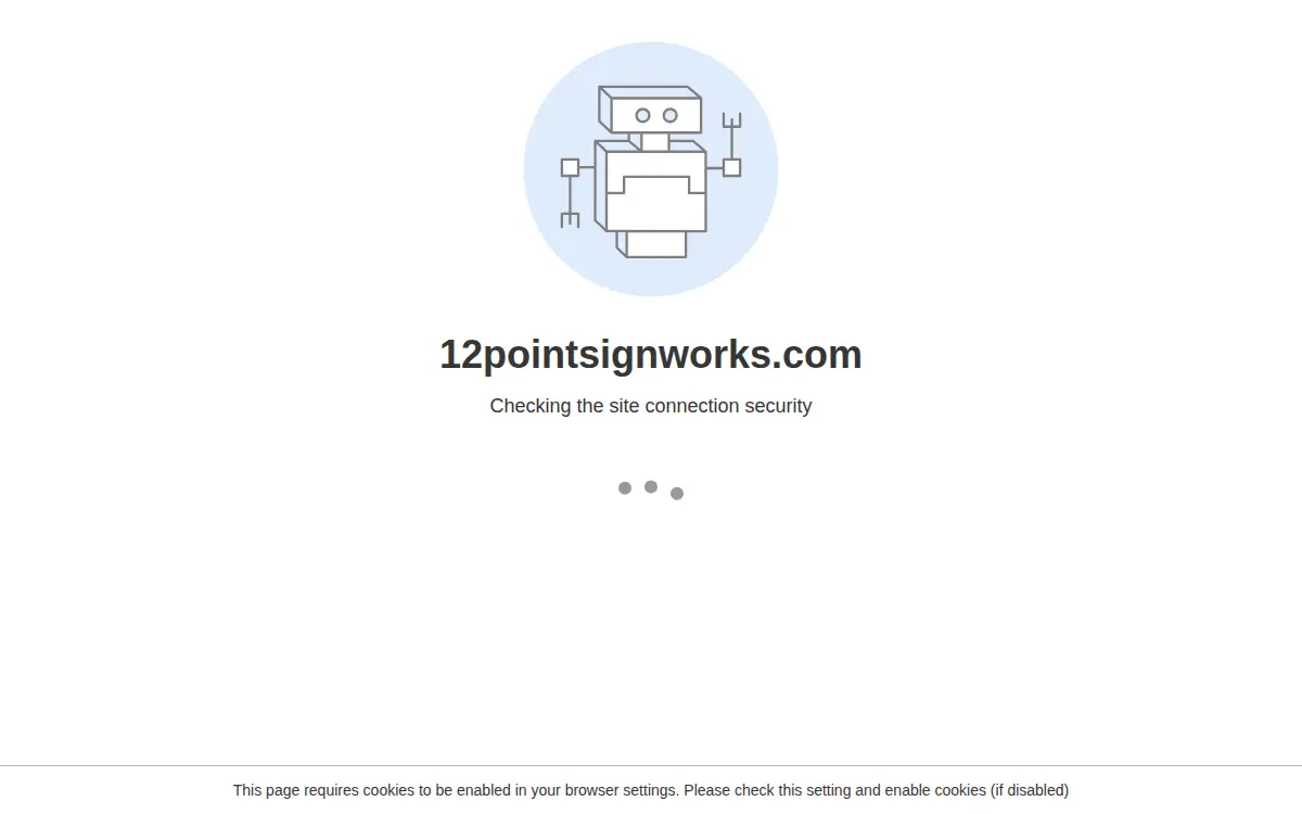 Homepage of 12 Point, LLC