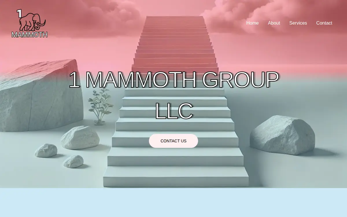 Homepage of 1 Mammoth Group LLC