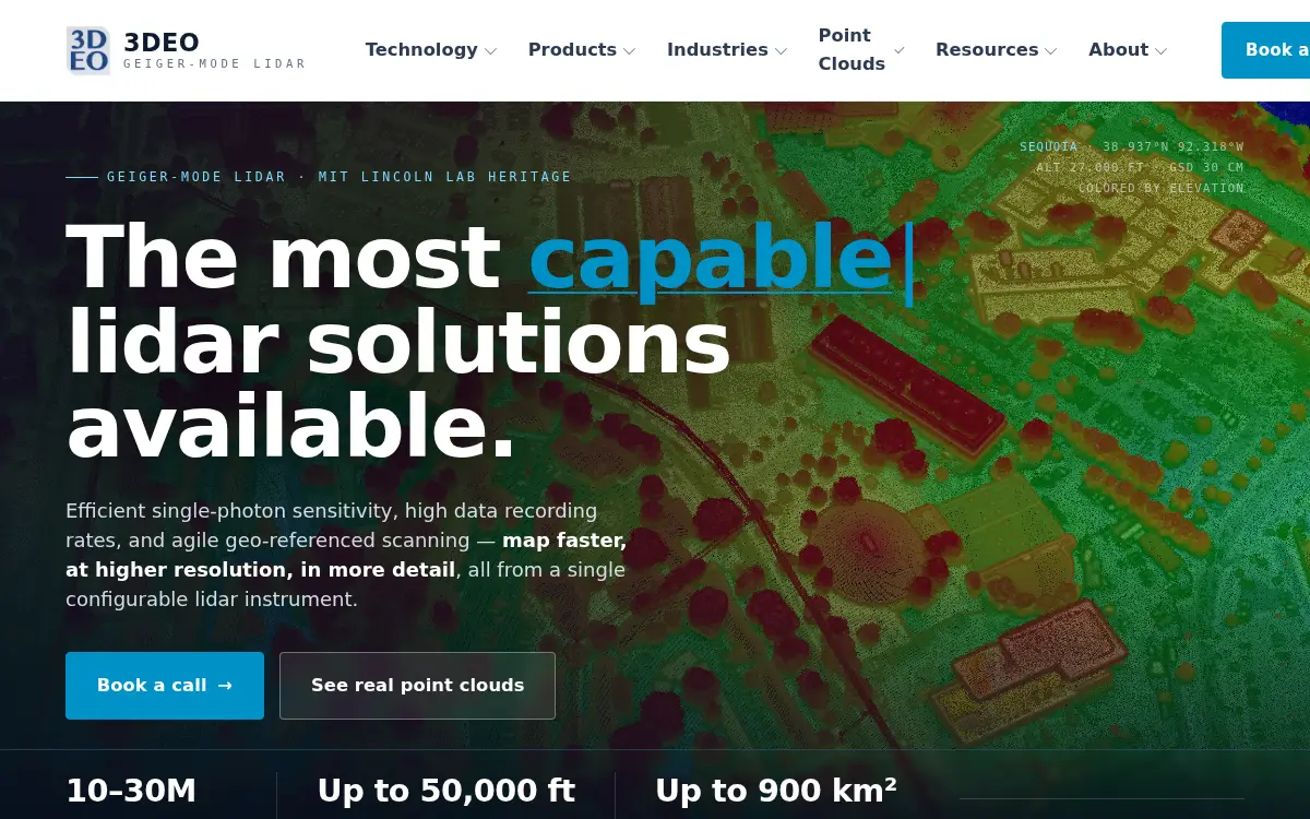 Homepage of 3deo INC