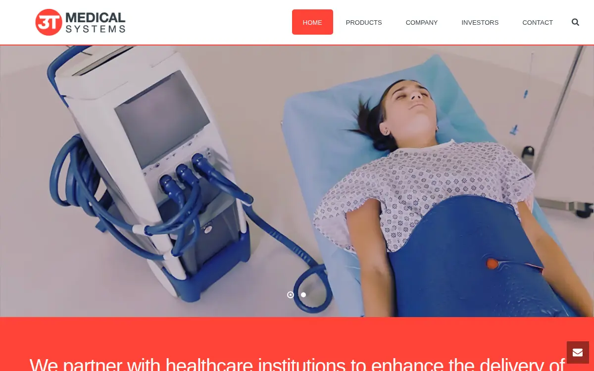 Homepage of 3t Medical Systems INC
