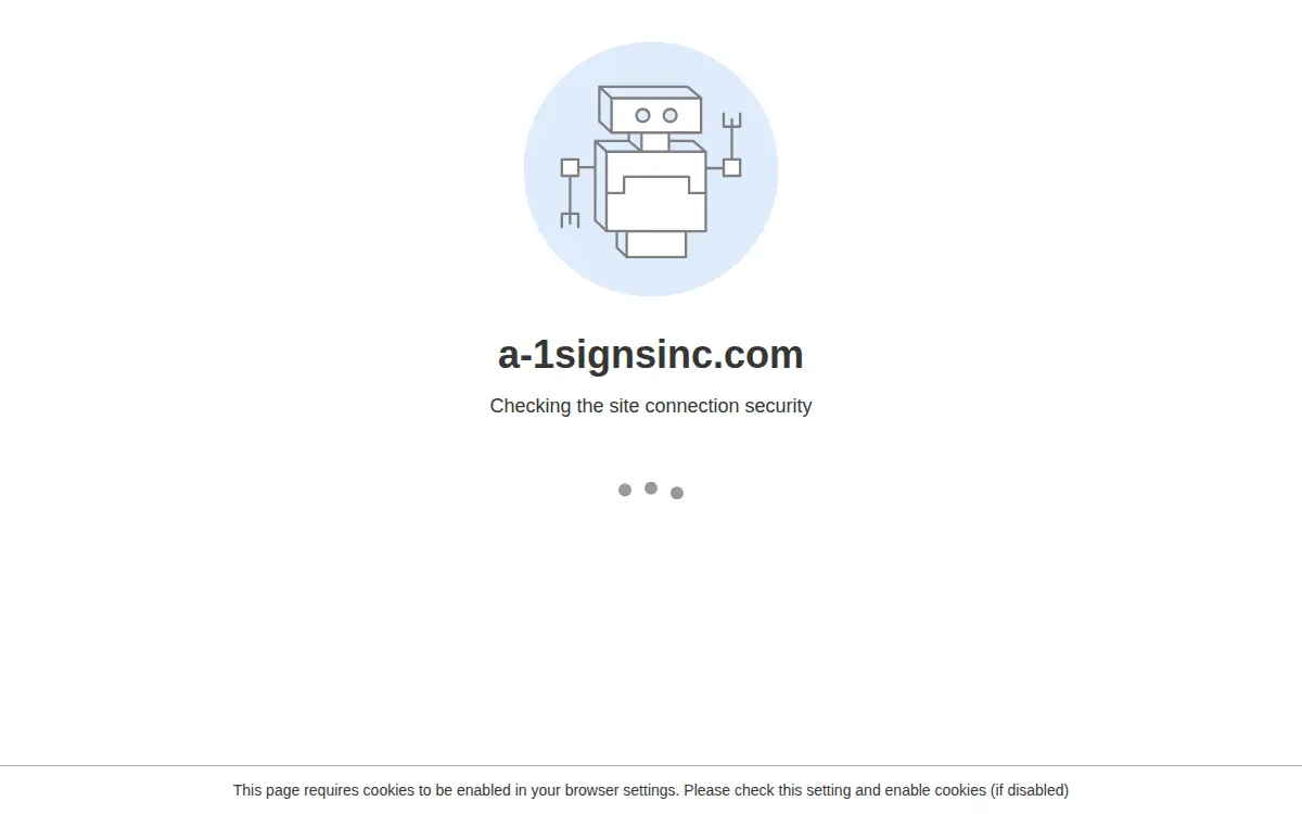 Homepage of A-1 Signs, LLC