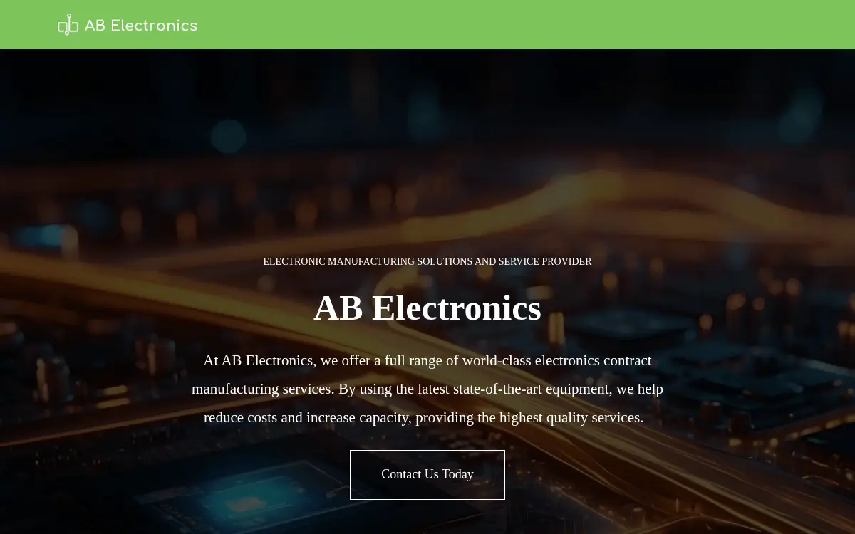 Homepage of Ab Electronics LLC