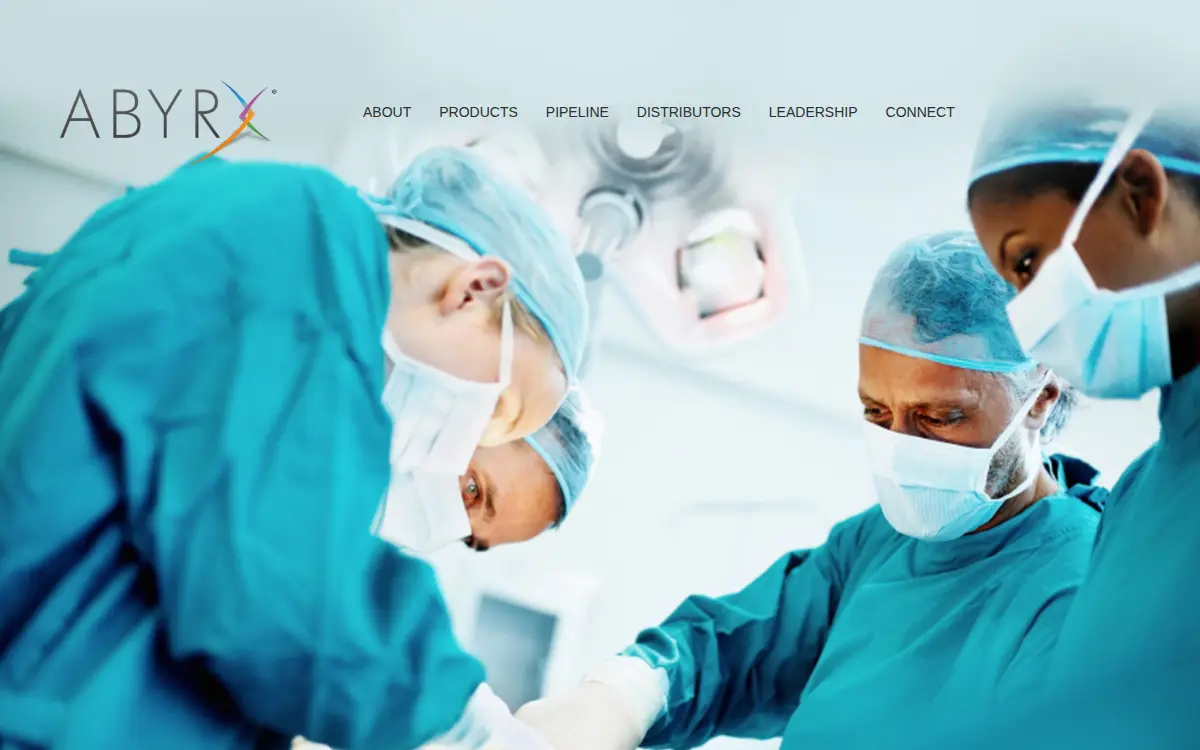 Homepage of Abyrx INC