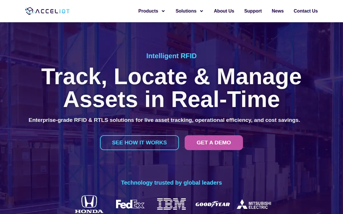 Homepage of Acceliot INC