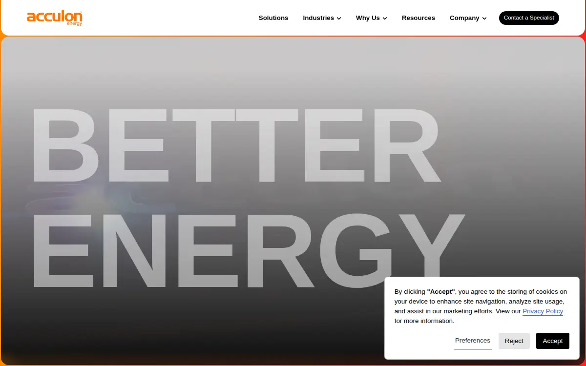 Homepage of Acculon Energy INC