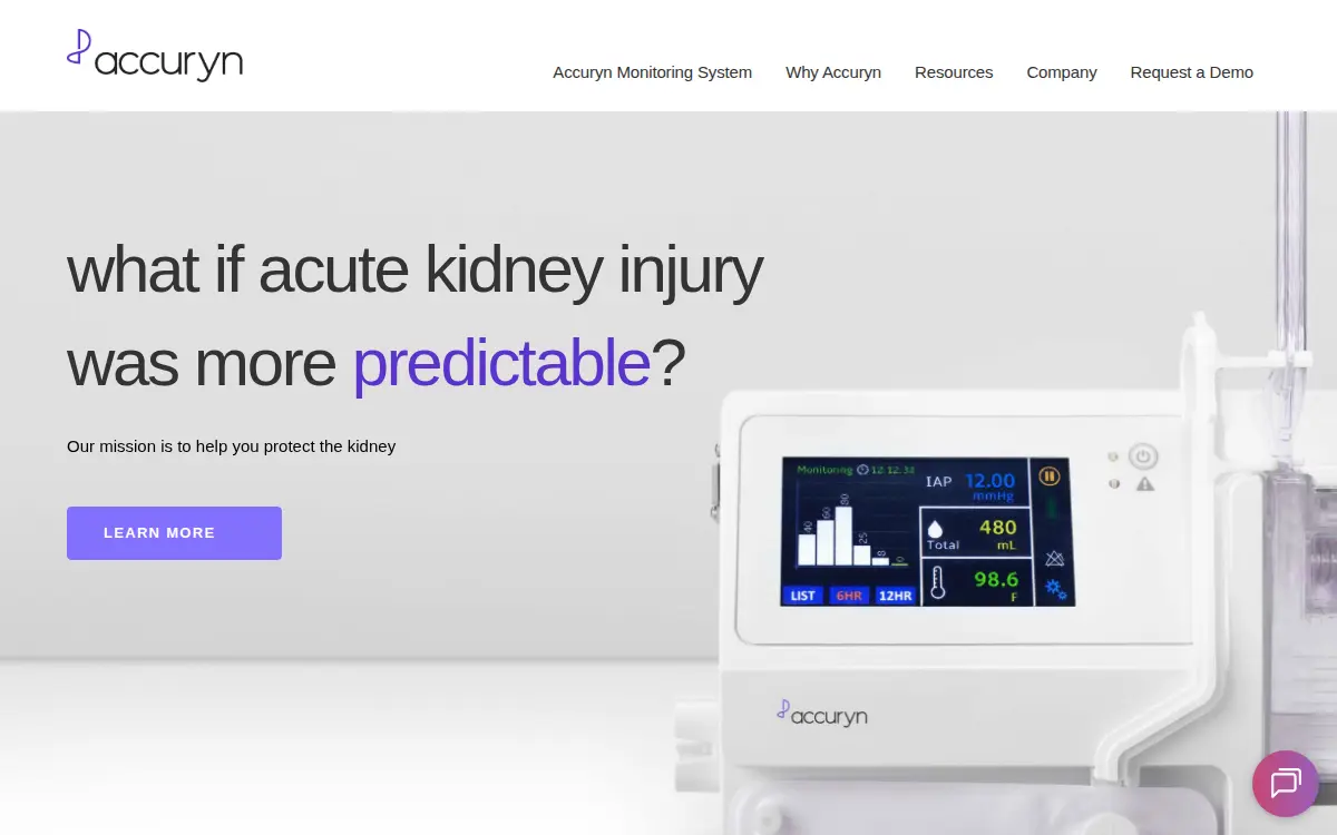 Homepage of Potrero Medical, INC