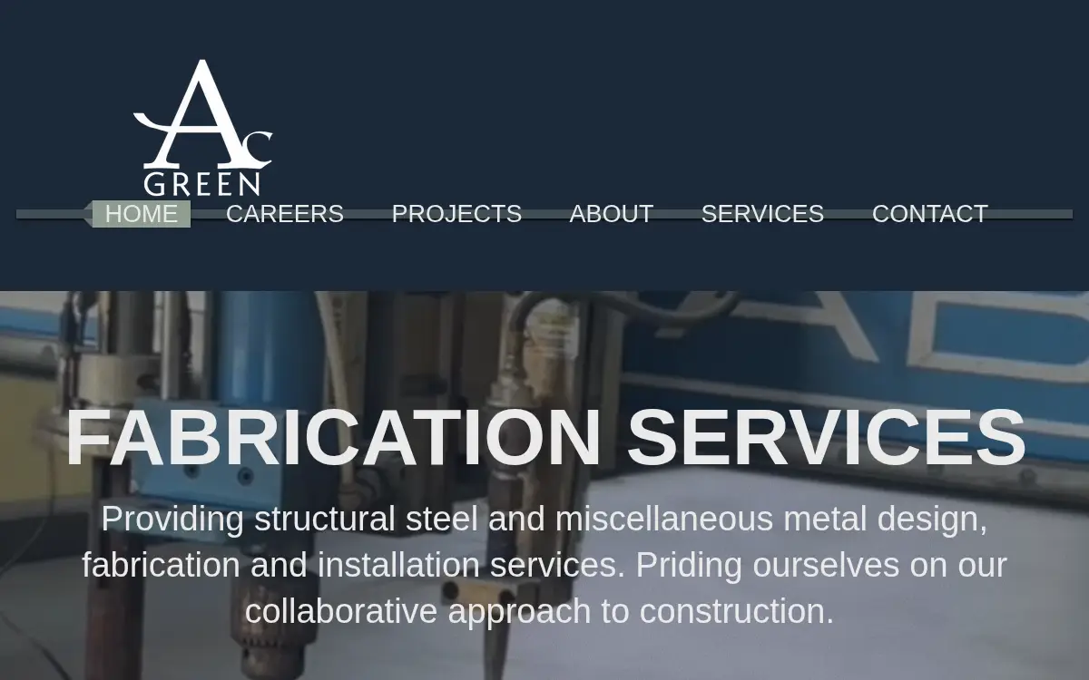 Homepage of Ac Green LLC