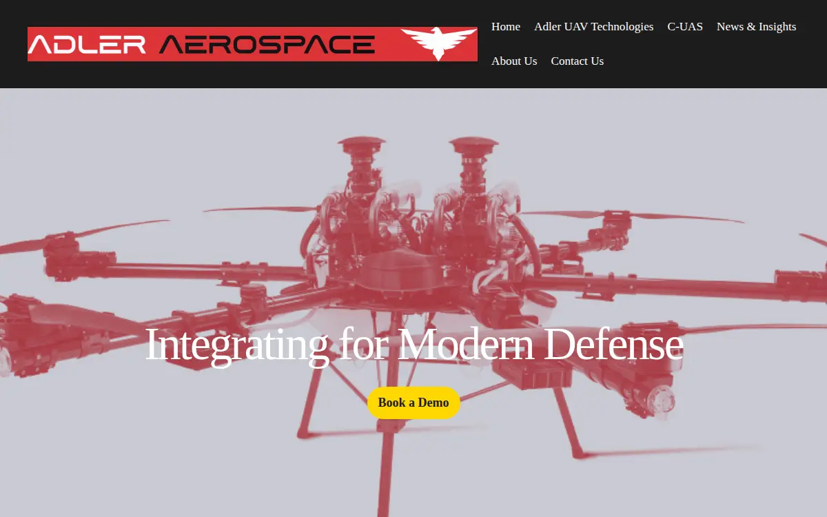 Homepage of Adleraerospace LLC