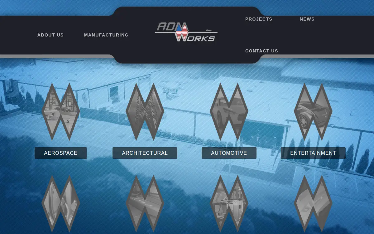 Homepage of Advanced Digital Manufacturing LLC
