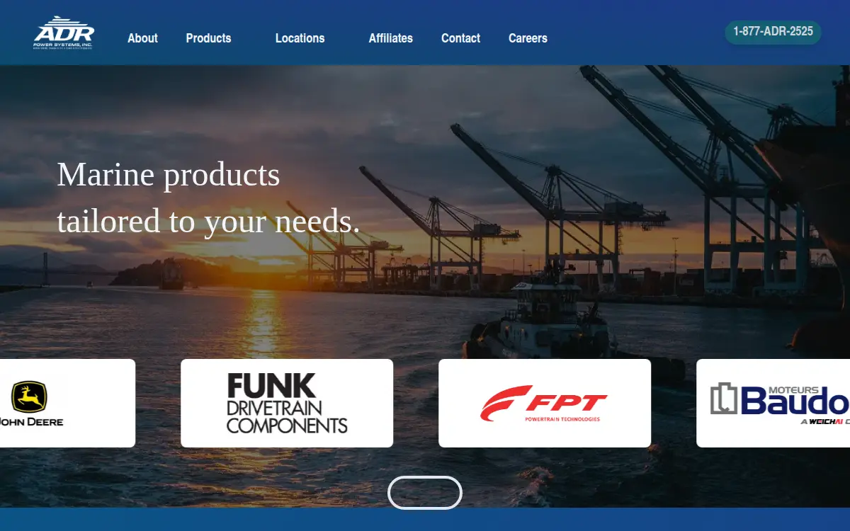 Homepage of Adr Power Systems INC