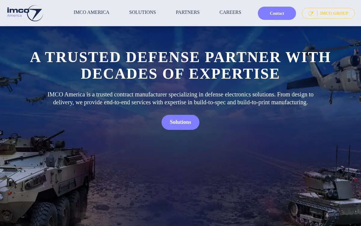 Homepage of Advanced Defense Technologies INC