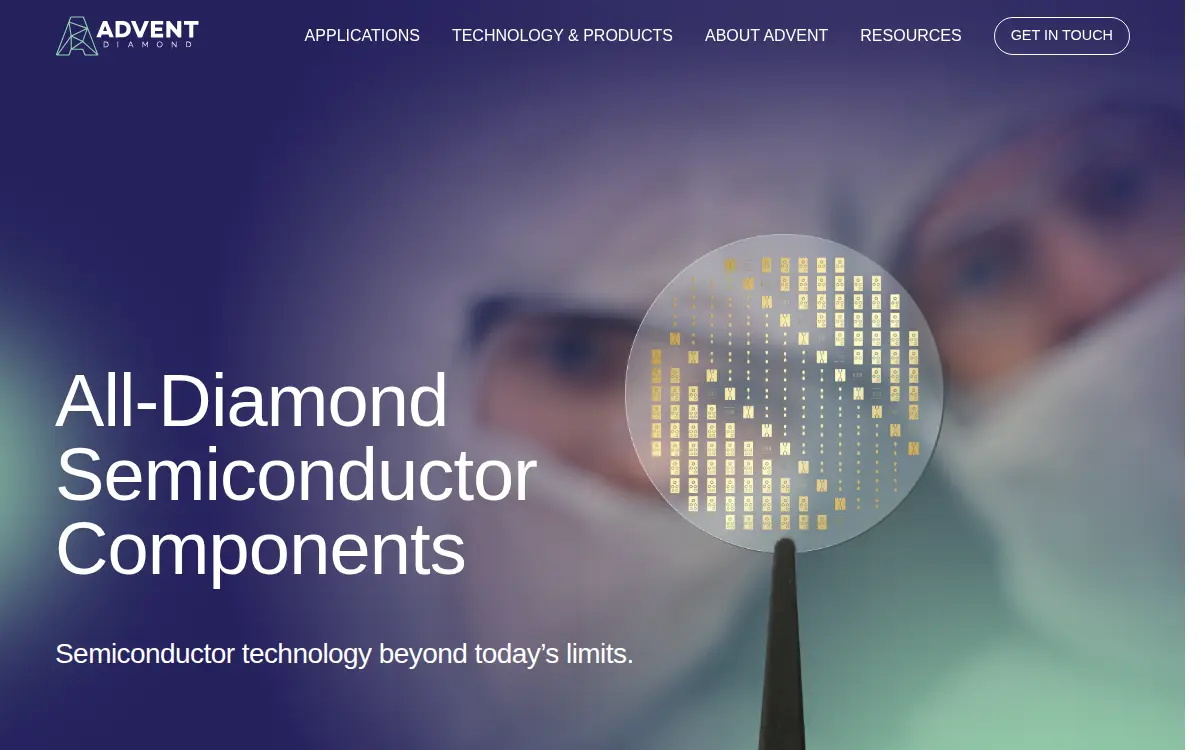 Homepage of Advent Diamond, INC.