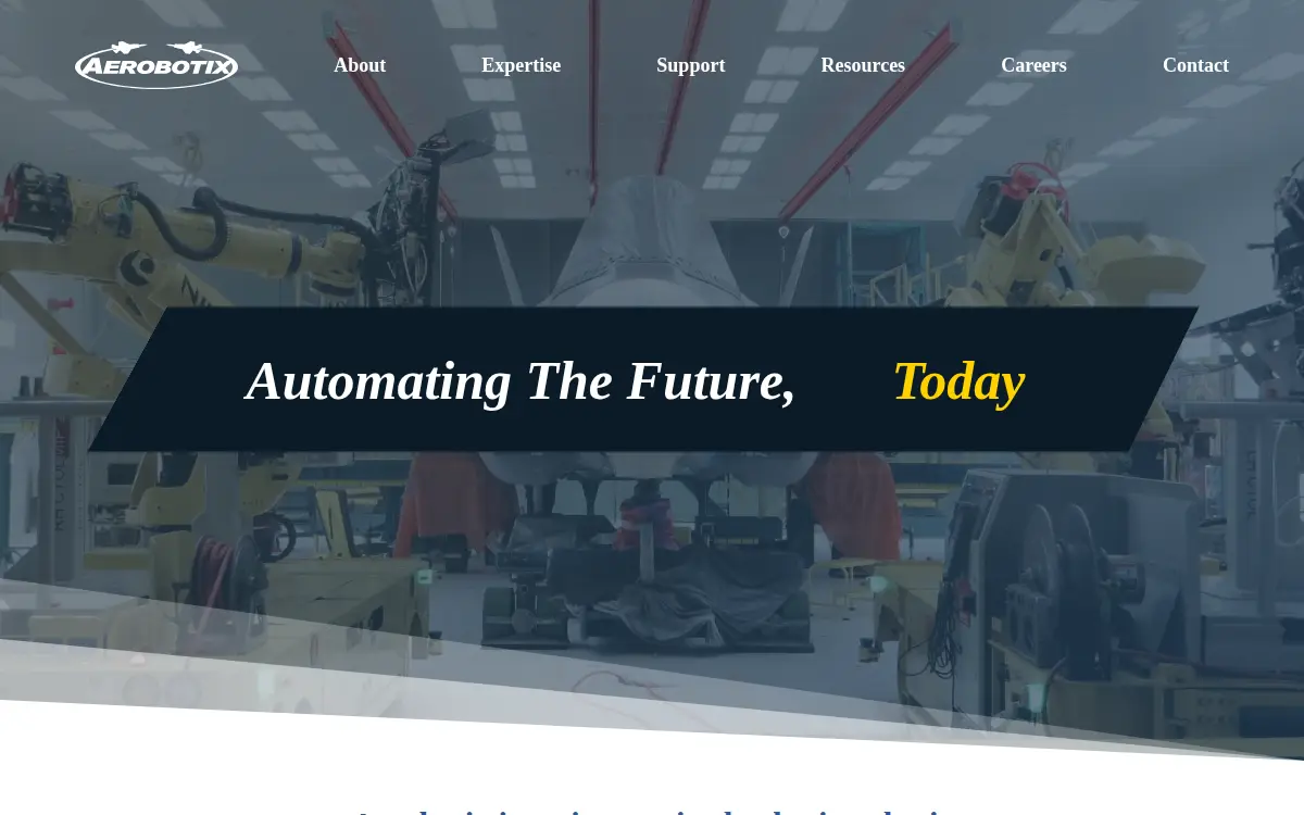 Homepage of Aerobotix INC