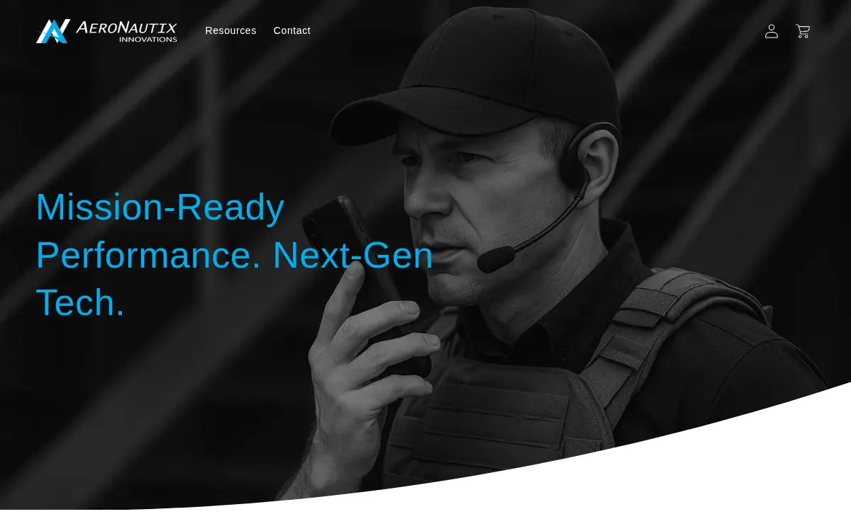 Homepage of Aeronautix Innovations LLC