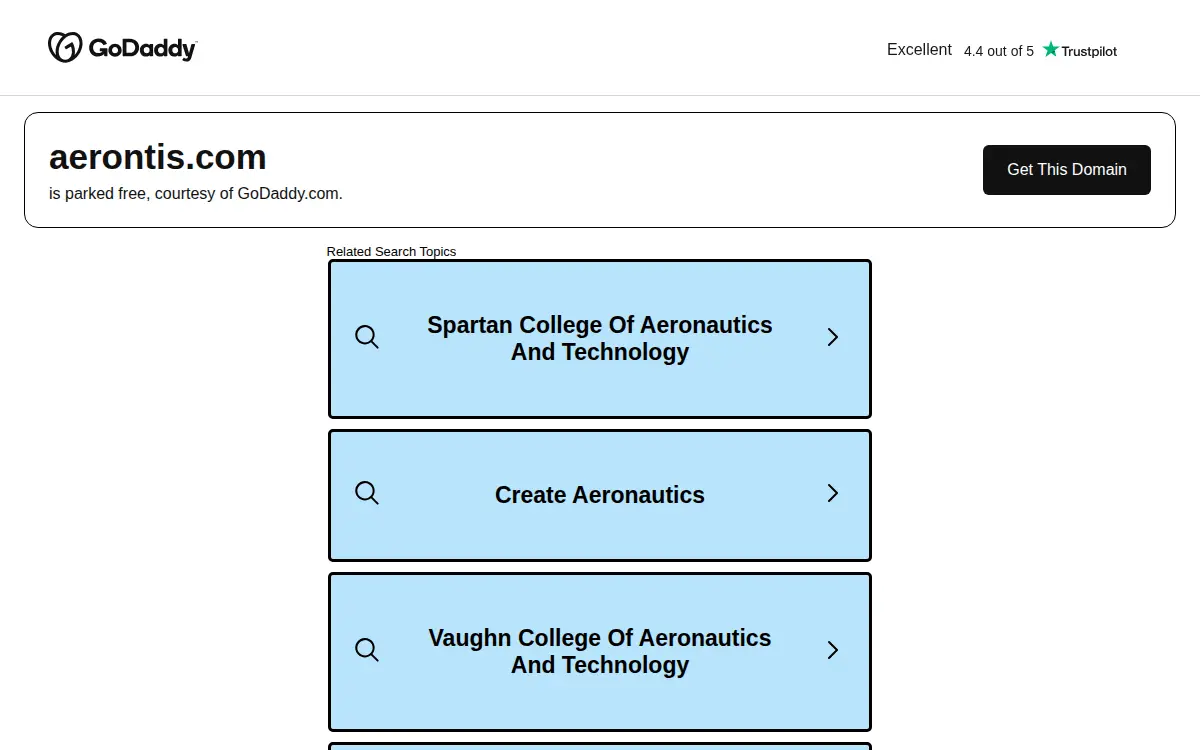 Homepage of Aerontis INC