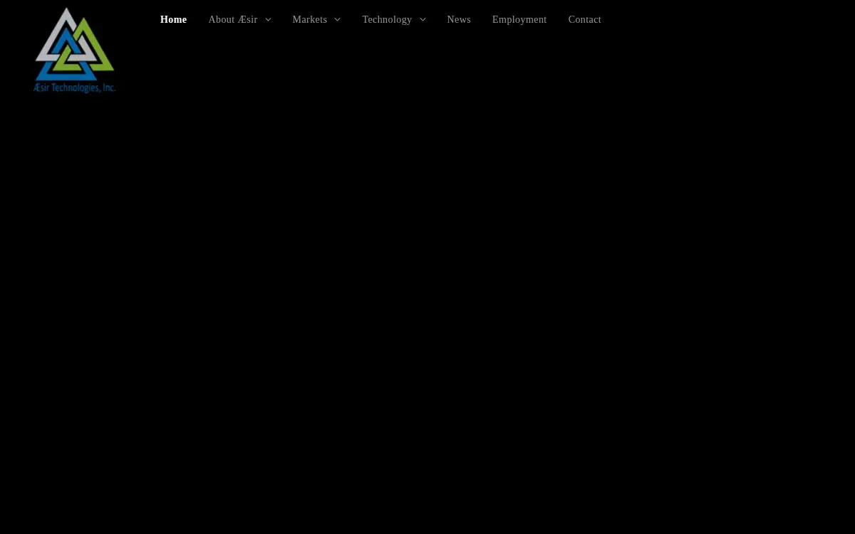 Homepage of Aesir Technologies INC