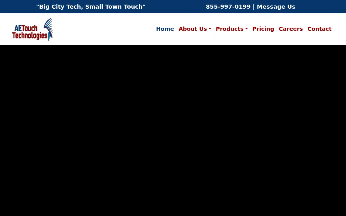 Homepage of Ae Touch Technologies, INC