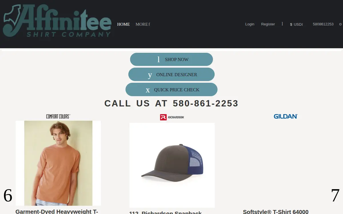 Homepage of 6th Street Designs LLC