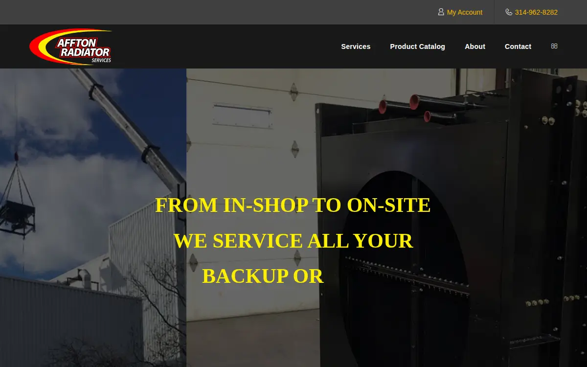 Homepage of Affton Auto Radiator and Air Conditioning Service, INC.