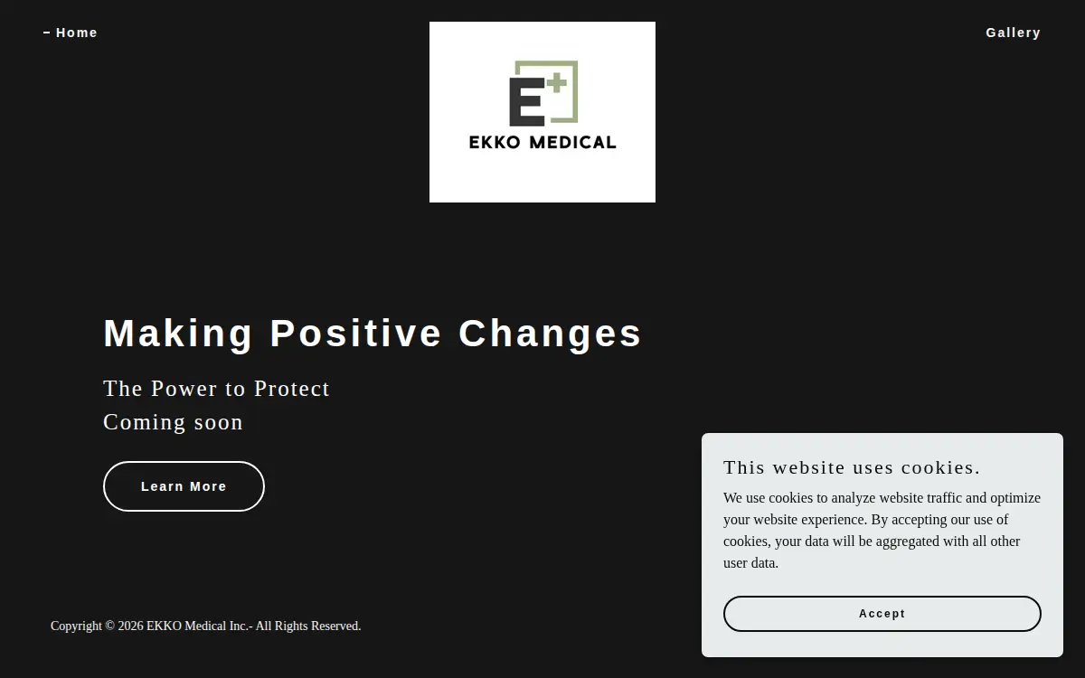 Homepage of Agile Medical Packaging and Devices, LLC