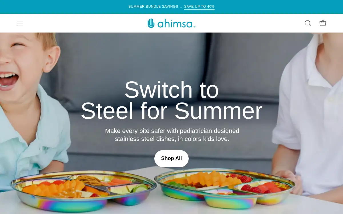 Homepage of Ahimsa Kids, INC.