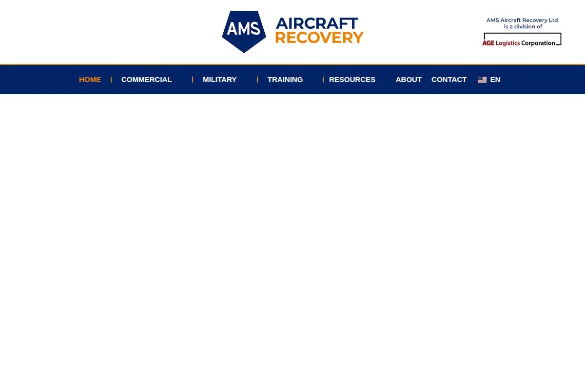 Homepage of Age Logistics Corporation