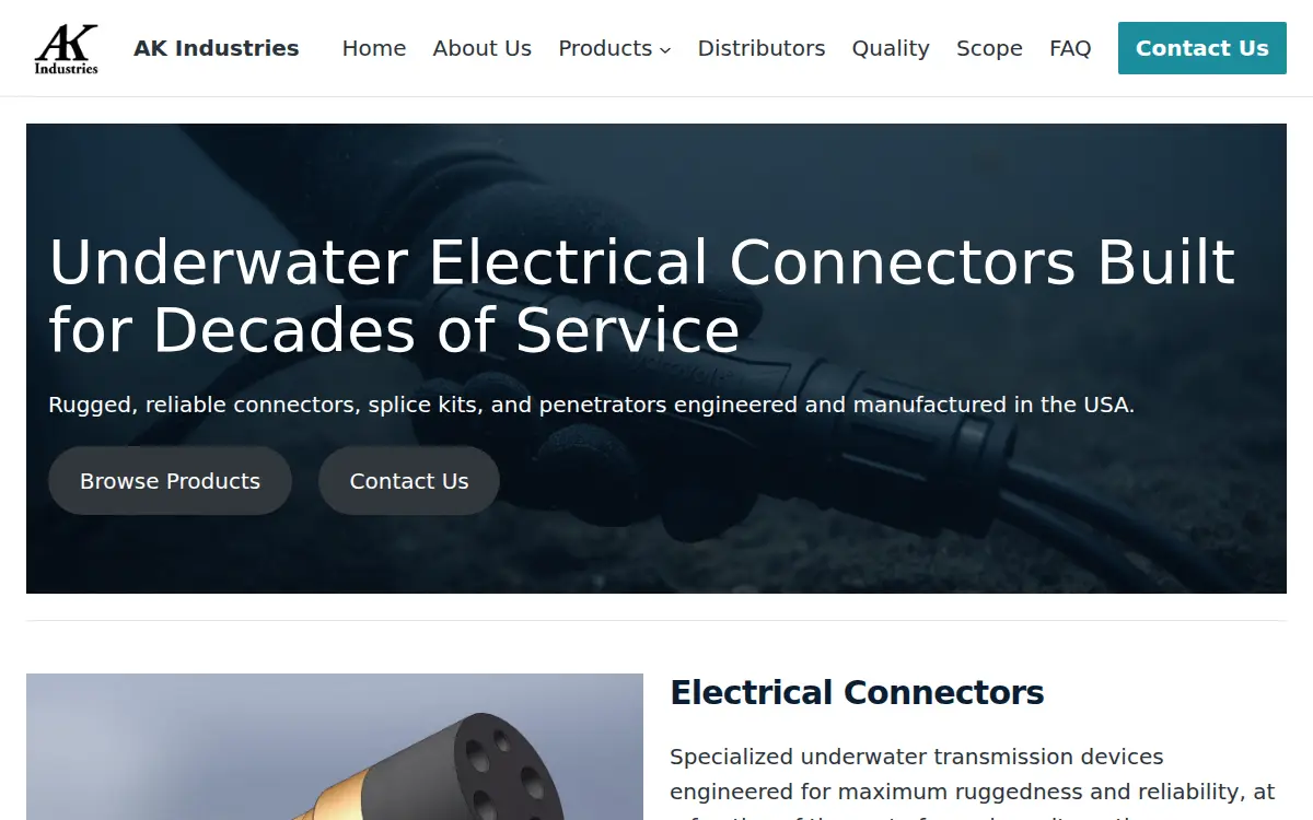 Homepage of Ak Interconnect, INC
