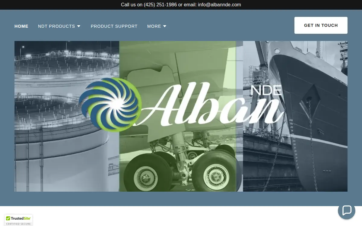Homepage of Alban Nde LLC