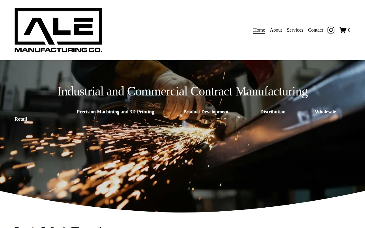 Homepage of Ale Manufacturing Company LLC