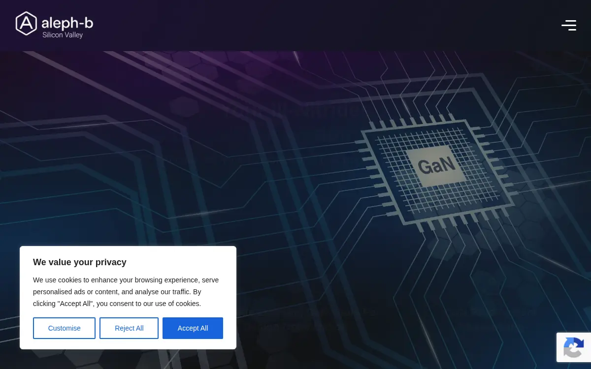 Homepage of Aleph-b LLC