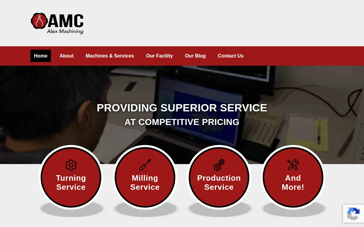 Homepage of The Machining CO