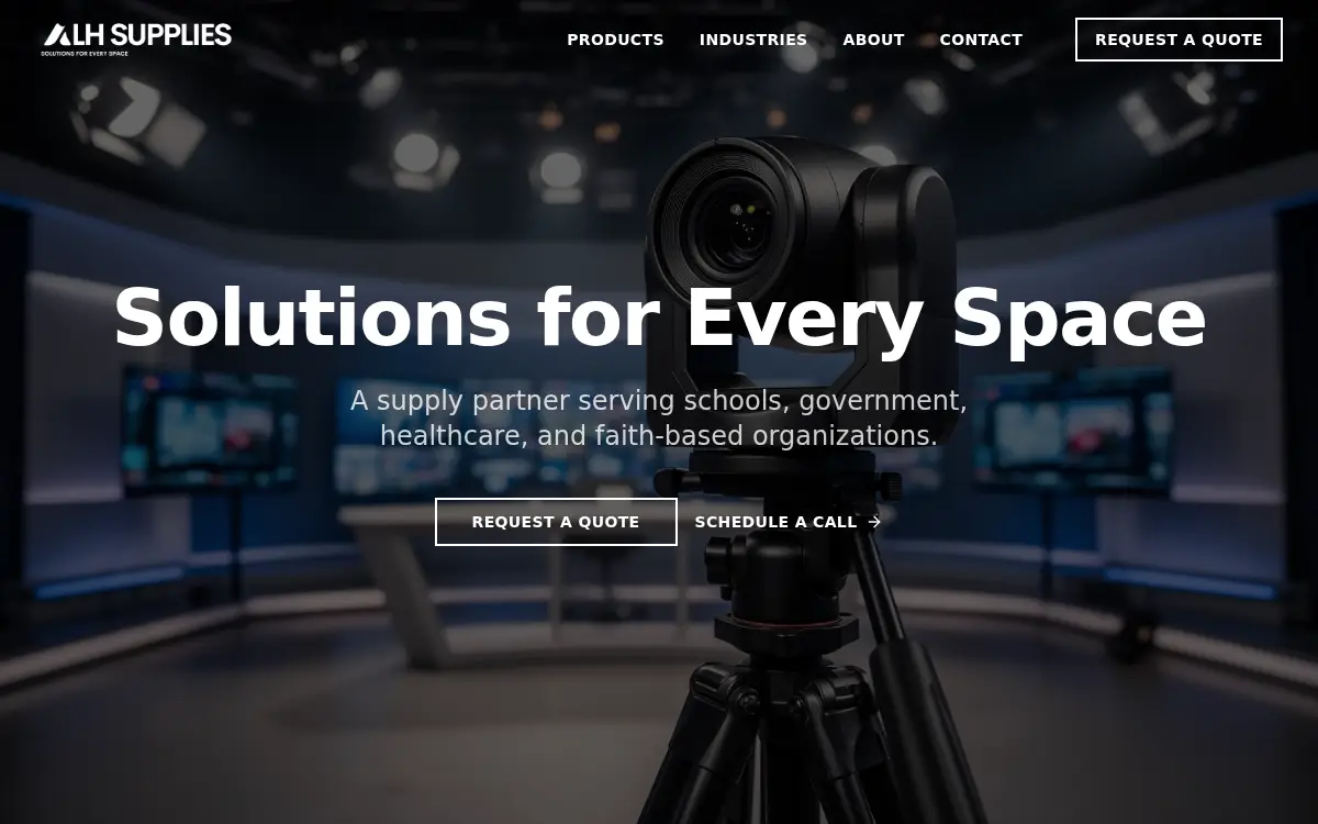 Homepage of Alh Supplies, LLC