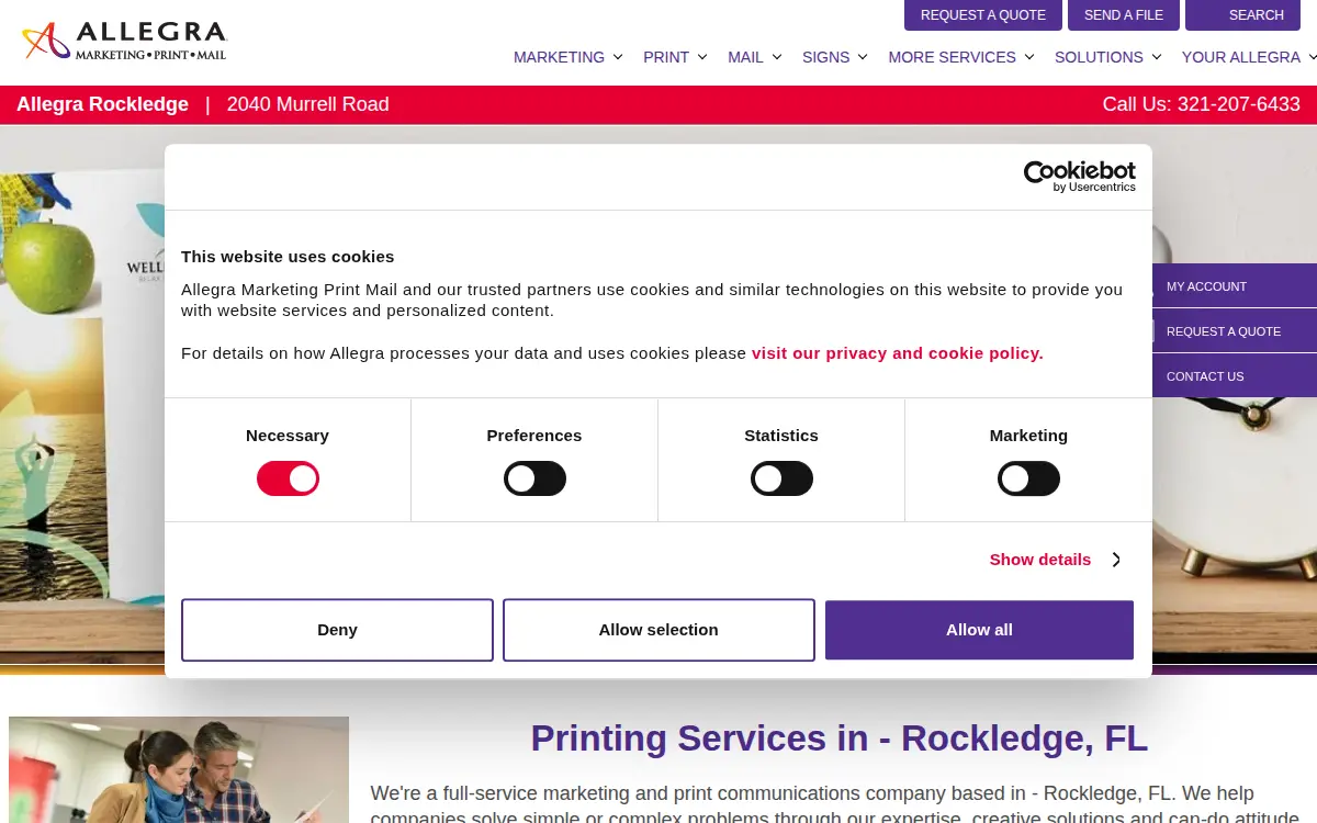 Homepage of B2b Printing CORP