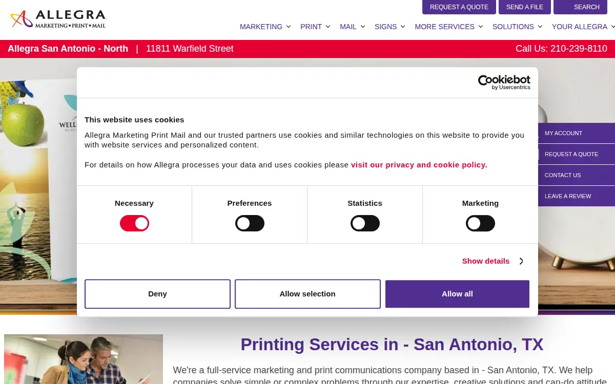 Homepage of Pccs Printing Solutions, INC
