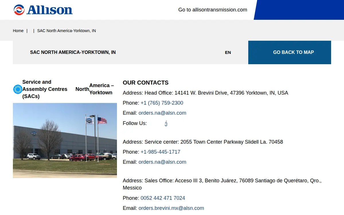 Homepage of Dana Sac USA INC