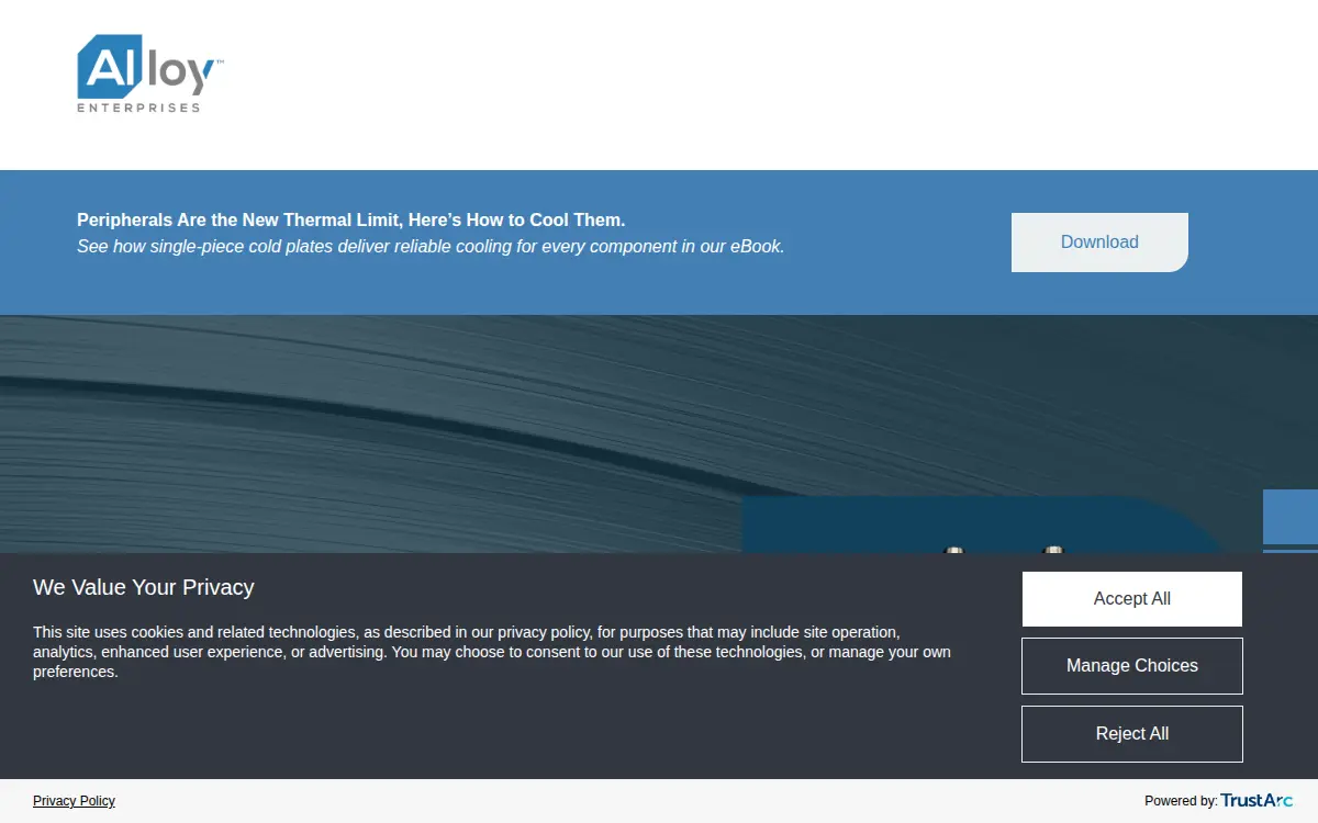 Homepage of Alloy Enterprises INC