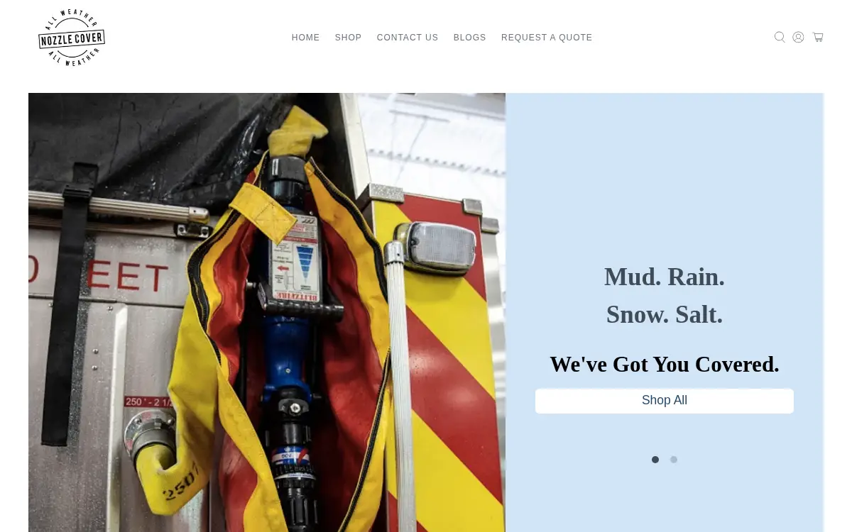 Homepage of Handi Lift Cover LLC