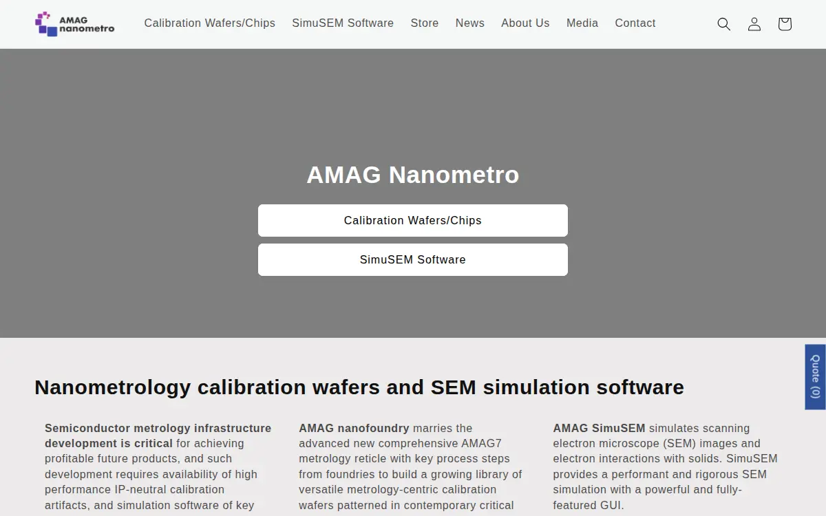 Homepage of Amag Consulting, LLC
