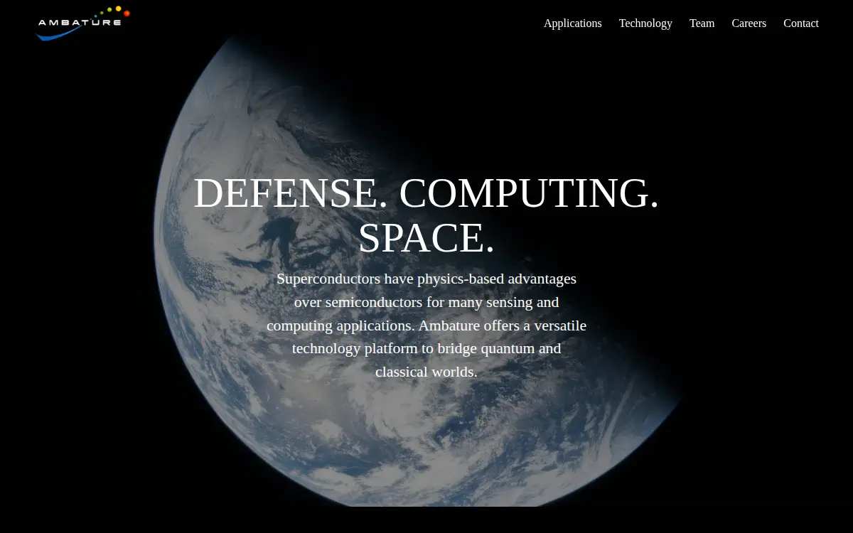 Homepage of Ambature INC