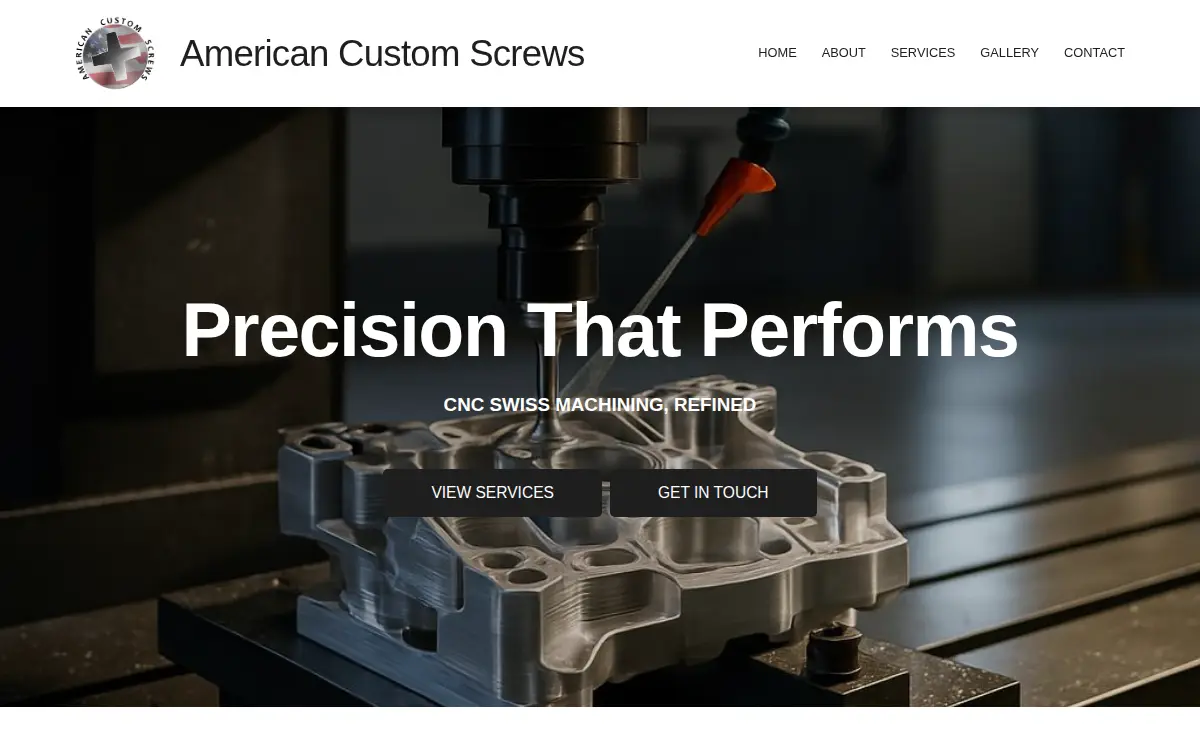 Homepage of Dz Cnc Consulting INC.