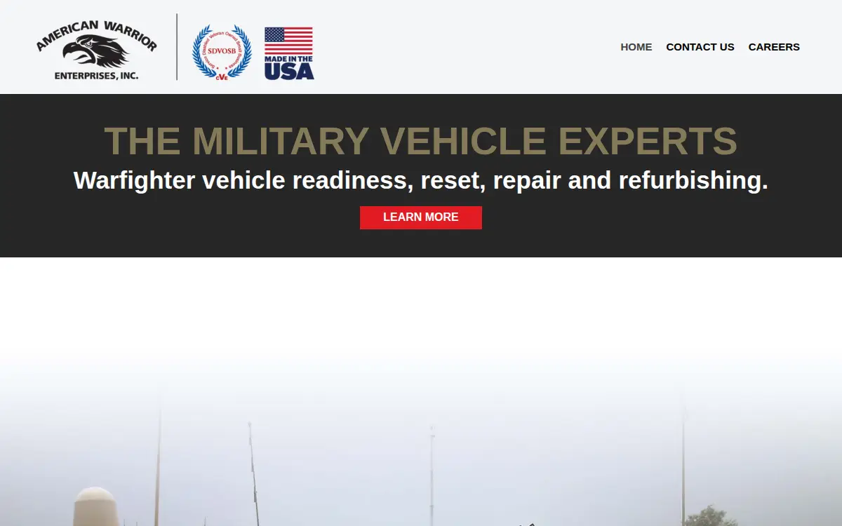 Homepage of American Warrior Enterprises INC