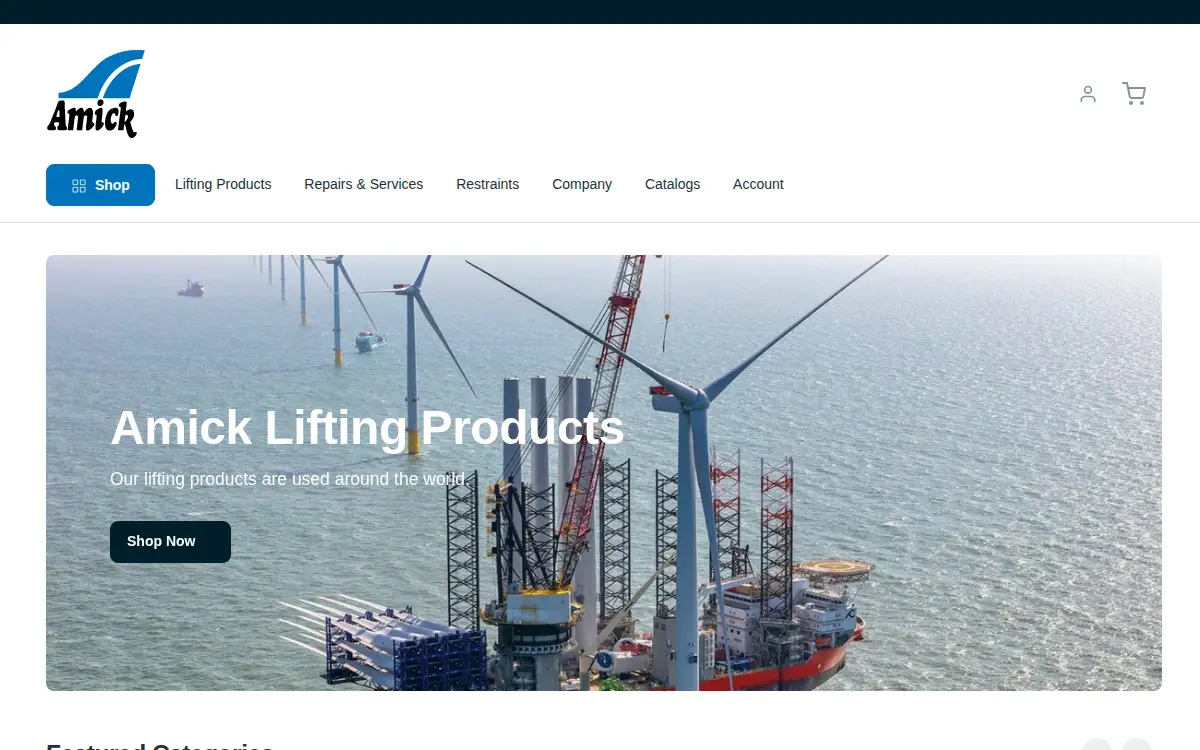 Homepage of Amick Associates INC