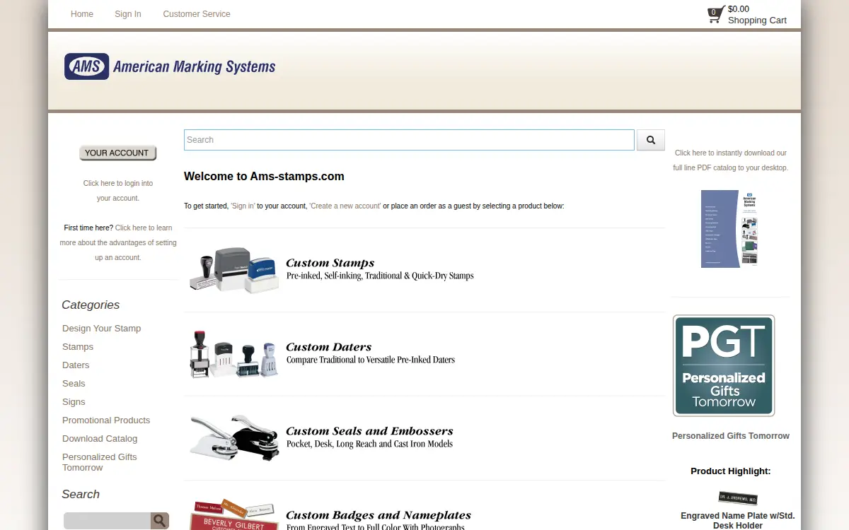 Homepage of Ams3 Corporation