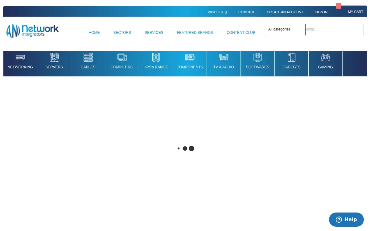 Homepage of Alliance Network Integrators LLC