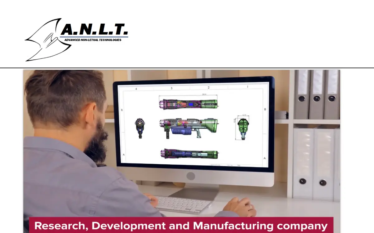 Homepage of Advanced Non-lethal Technologies, INC