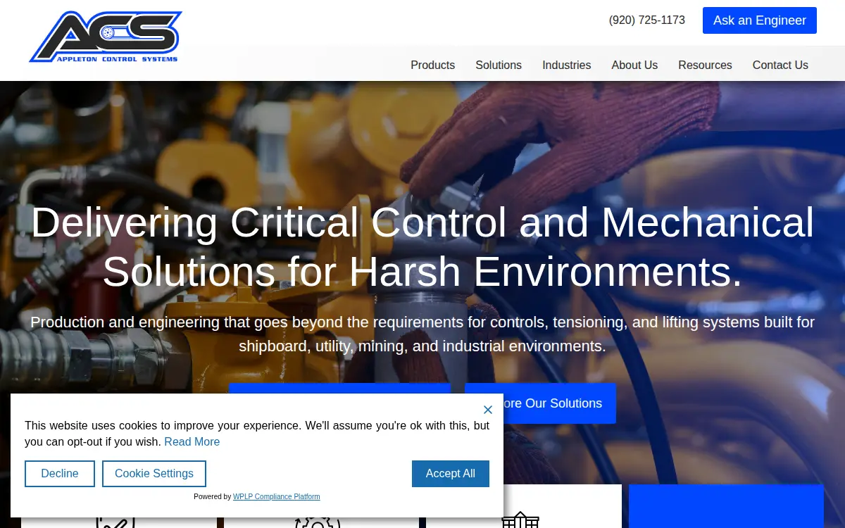 Homepage of True Bear Engineering, LLC