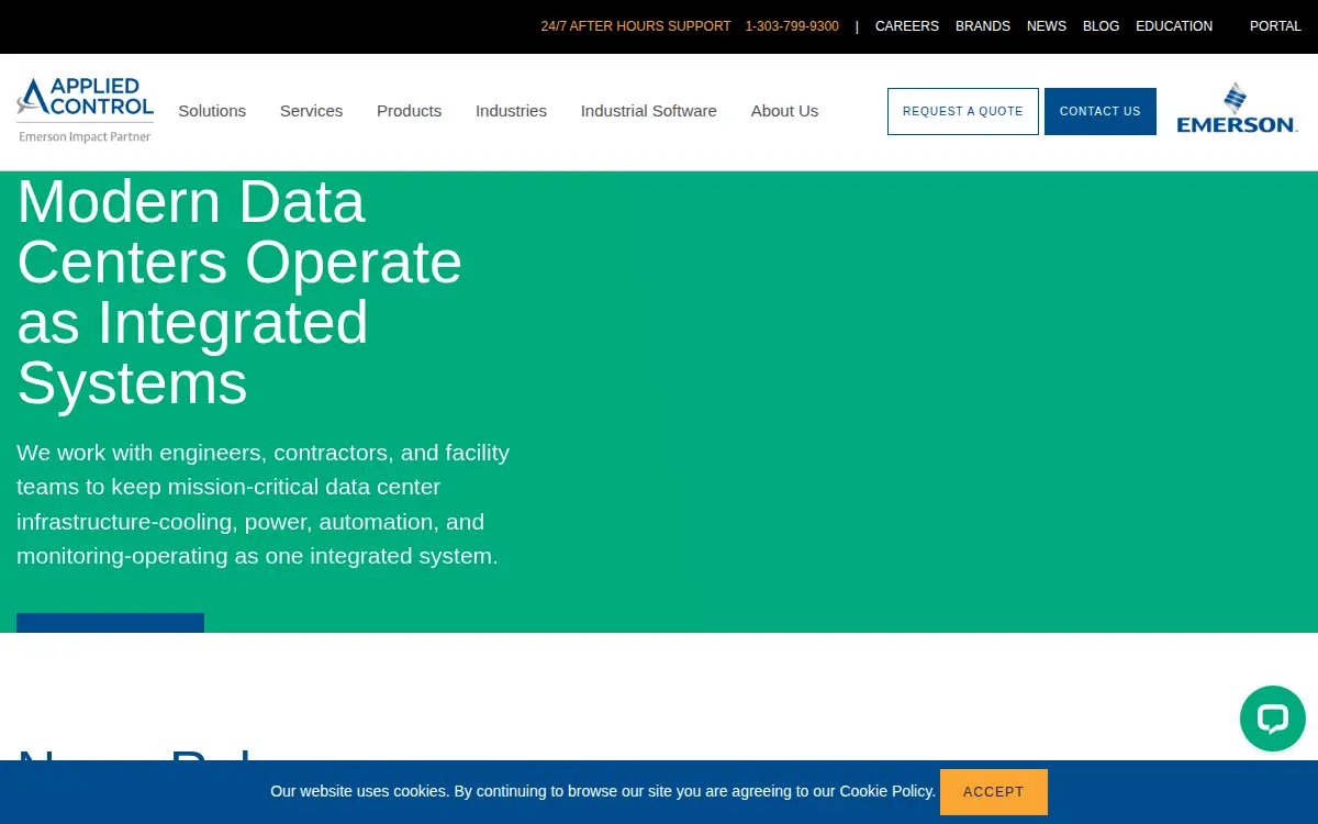 Homepage of Applied Control Equipment, Lllp