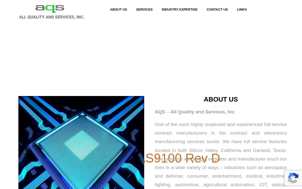 Homepage of All Quality & Services INC
