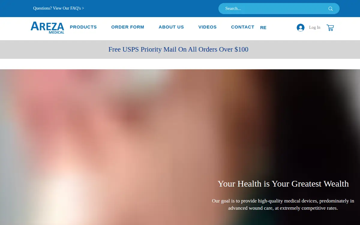 Homepage of Advanced Medical Associates LLC